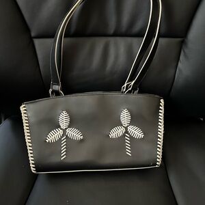 MX Black and White Women's Handbag